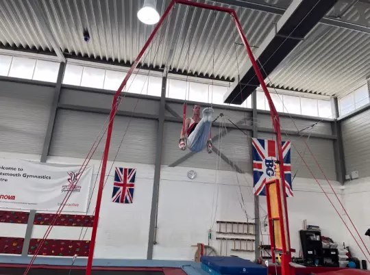 Dr Chris Mills in the gymnasium